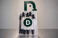 Set glazen pipetjes, 8 stuks + reinigingsborstel 2x