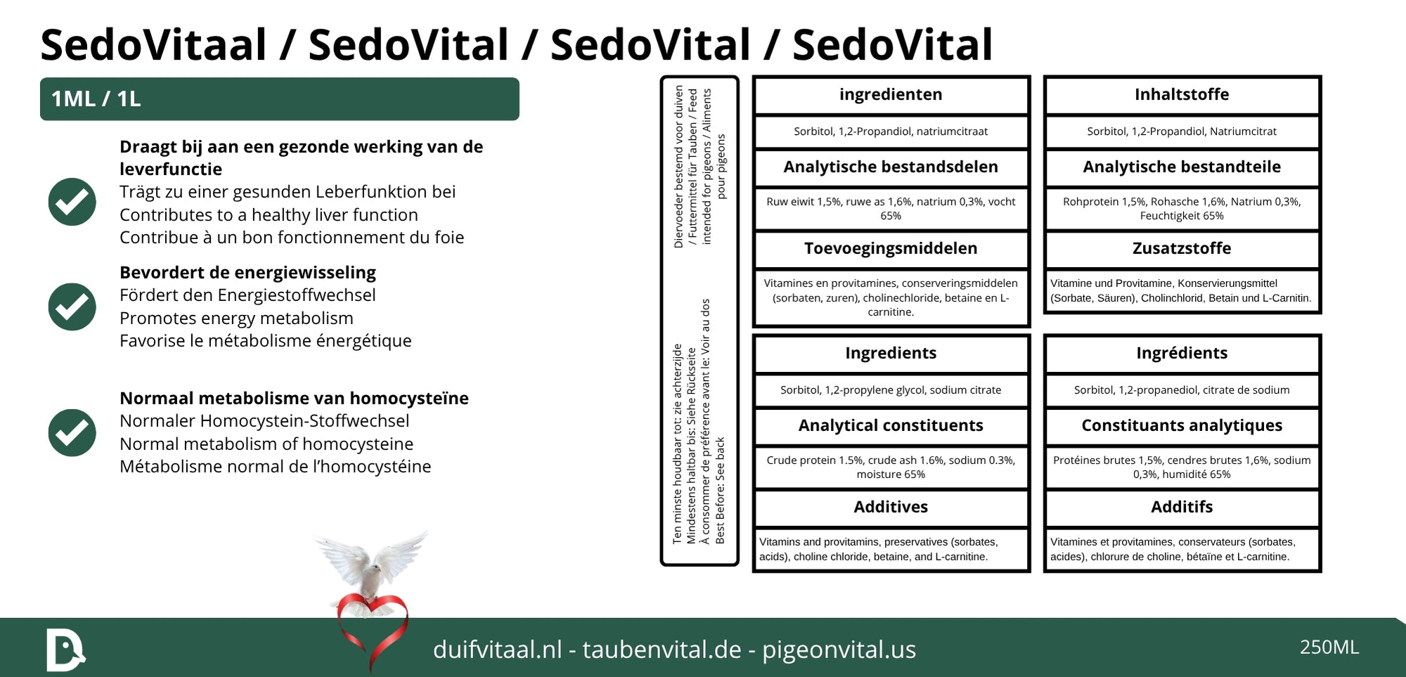 SedoVitaal - 1ML/1L